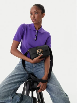 PINKO Torebka Love One Mini Slouchy Fl Al 25-26 104340 A2OX Czarny