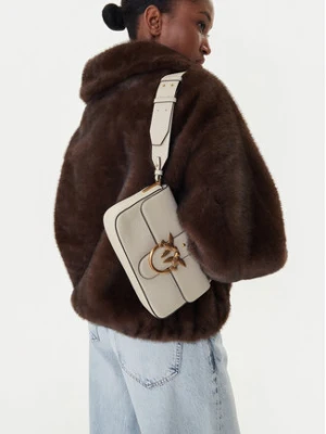 PINKO Torebka Love One Mini Slouchy Fl Al 25-26 104340 A2OX Écru