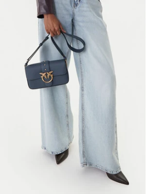 PINKO Torebka Love One Mini Slouchy Fl Al 25-26 104340 A2OX Granatowy