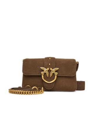 PINKO Torebka Love One Mini Slouchy Fl PE 25 PLTT 104340 A2CC Brązowy
