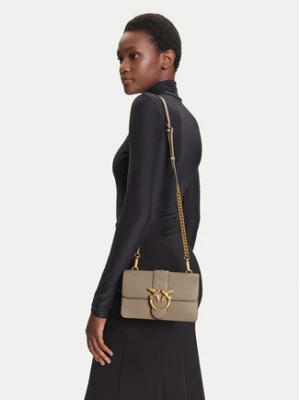 PINKO Torebka Love One Mini ST.CL Al 25-26 PLTT 105856 A0F1 Szary