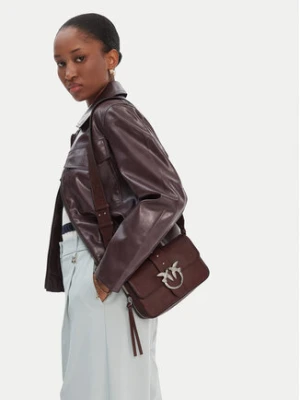PINKO Torebka Love One Slouchy Zip Mini AI 25-26 PLTT 105345 A2JG Brązowy