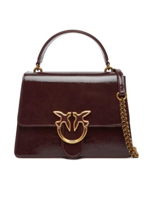 PINKO Torebka Love One Top Handle Classic Light PE 25 PLTT 100066 A1UV Y1HQ Bordowy