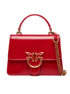 PINKO Torebka Love One Top Handle Mini Light PE 25 PLTT 100071 A1UV Czerwony