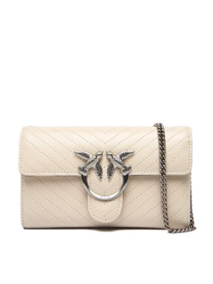 PINKO Torebka Love One Wallet Light AI 25-26 PLTT 105344 A2JC Écru