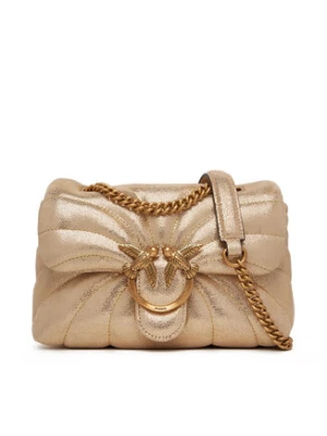 PINKO Torebka Love Puff Mini Cl PE 25 PLTT 100039 A27F Złoty