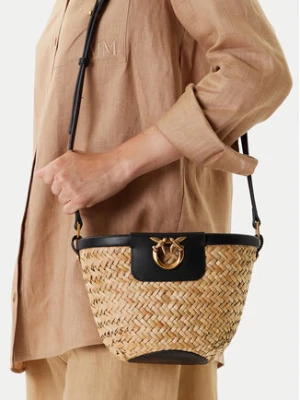 PINKO Torebka Love Summer Bucket PE 25 PLTT 103325 A1RL Beżowy