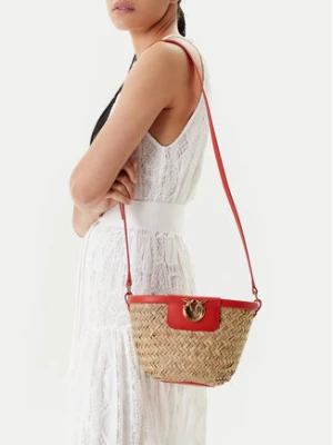PINKO Torebka Love Summer Bucket PE 25 PLTT 103325 A1RL Beżowy