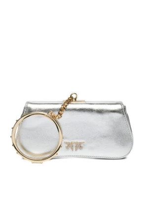 Pinko Torebka Marpesia Clutch Srebrny