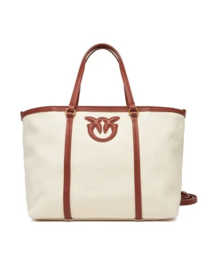 PINKO Torebka Miranda Shopper Classic PE 25 PLTT 104714 A2G2 Beżowy