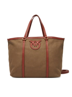 PINKO Torebka Miranda Shopper Classic PE 25 PLTT 104714 A2G2 Khaki