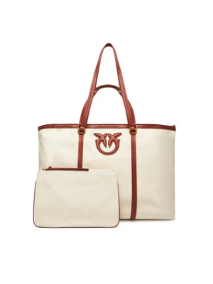 PINKO Torebka Miranda Shopper Extra PE 25 PLTT 104715 A2G2 Beżowy