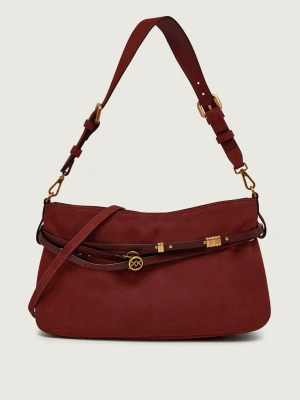 Pinko Torebka na ramię BELT BAG CLASSIC | zamsz