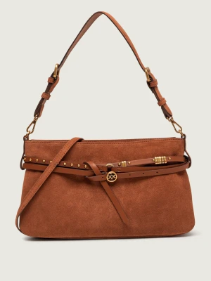 Pinko Torebka na ramię BELT BAG CLASSIC | zamsz