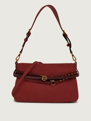 Pinko Torebka na ramię BELT BAG MINI | zamsz