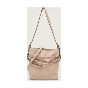 Pinko Torebka na ramię BUCKET BELT MINI | zamsz