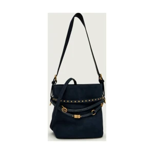 Pinko Torebka na ramię BUCKET BELT MINI | zamsz