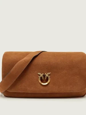 Pinko Torebka na ramię CLICK SOFT HANDLE | zamsz