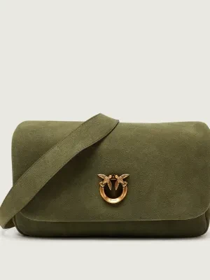 Pinko Torebka na ramię CLICK SOFT HANDLE | zamsz