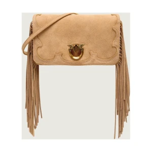 Pinko Torebka na ramię CLICK SOFT HORIZONTAL MINI | zamsz
