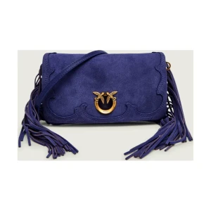 Pinko Torebka na ramię CLICK SOFT HORIZONTAL MINI | zamsz