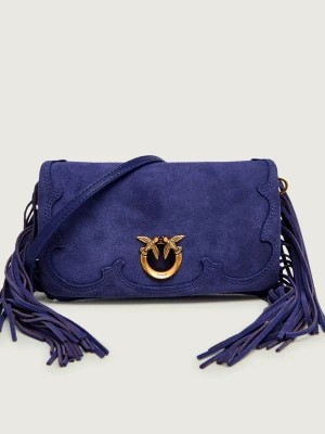 Pinko Torebka na ramię CLICK SOFT HORIZONTAL MINI | zamsz