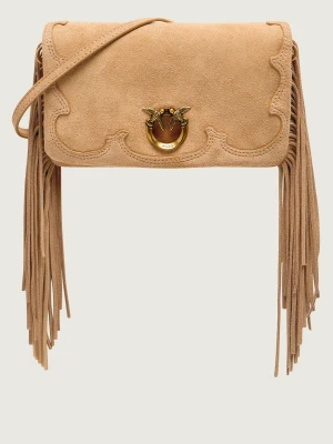 Pinko Torebka na ramię CLICK SOFT HORIZONTAL MINI | zamsz