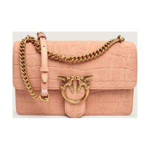 Pinko Torebka na ramię LOVE ONE CLASSIC DC | zamsz