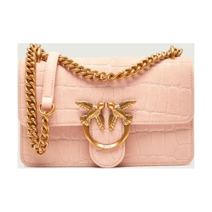 Pinko Torebka na ramię LOVE ONE MINI DC | zamsz