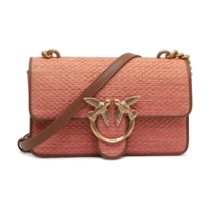 Pinko Torebka na ramię LOVE ONE MINI LIGHT | z dodatkiem skóry