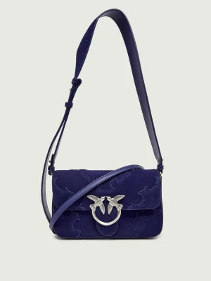 Pinko Torebka na ramię LOVE ONE SLOUCHY MINI | zamsz
