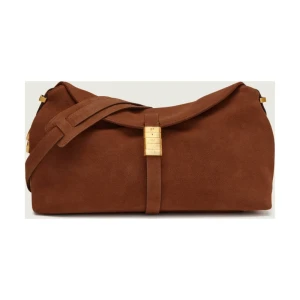 Pinko Torebka na ramię SADDLE CLASSIC | zamsz