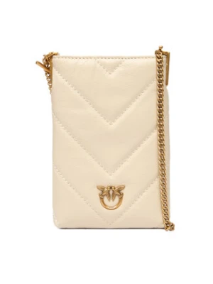 PINKO Torebka na telefon Phone Case PCPL 105358 A2W2 Écru