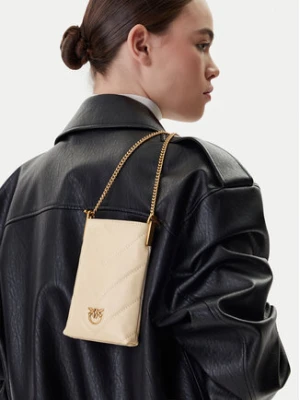 PINKO Torebka na telefon Phone Case PCPL 105358 A2W2 Écru