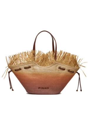 Pinko Torebka Pagoda Extra Shopper . PE 24 PLTT 102911 A1R6 Beżowy