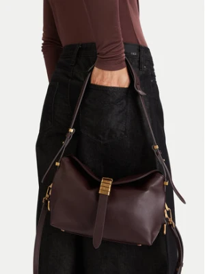 PINKO Torebka Saddle Baguette Mini AI 25-26 PLTT 105895 A1ZX Bordowy