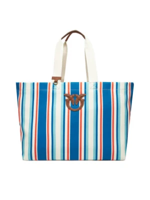 PINKO Torebka Shopping Bag Extra PE 25 PLTT 104754 A2G5 Niebieski