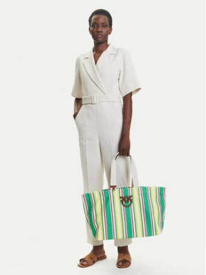 PINKO Torebka Shopping Bag Extra PE 25 PLTT 104754 A2G5 Zielony
