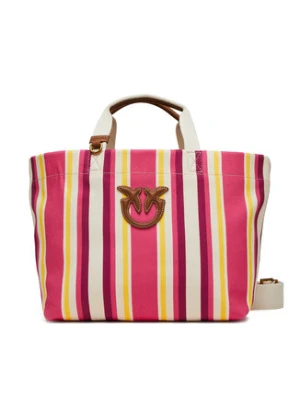 PINKO Torebka Shopping Bag Medium PE 25 PLTT 104753 A2G5 Różowy