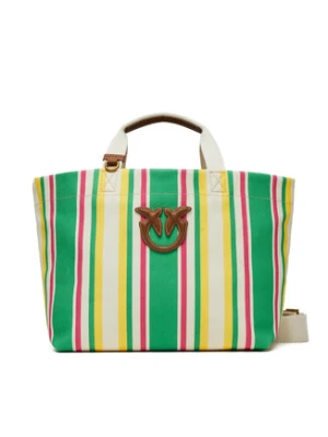 PINKO Torebka Shopping Bag Medium PE 25 PLTT 104753 A2G5 Zielony