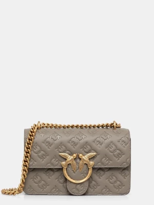 Pinko torebka skórzana kolor beżowy 100074 A1YB