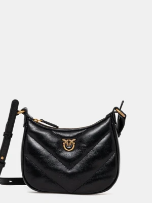 Pinko torebka skórzana kolor czarny 103538 A1RO
