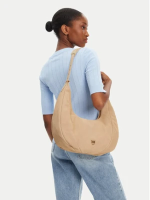 PINKO Torebka Slouchy Hobo Big PE 25 PLTT 104295 A29N Beżowy