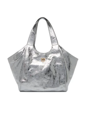PINKO Torebka Tote Mini Bag AI 25-26 PLTT 104645 A2OT Srebrny