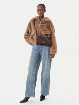 PINKO Torebka Triplet Mini AI 25-26 PLTT 105883 A0QO Bordowy