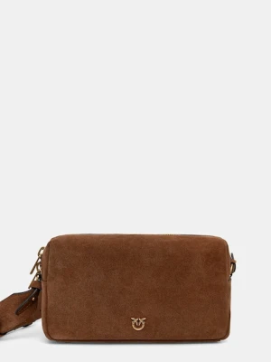 Pinko torebka zamszowa Horizontal