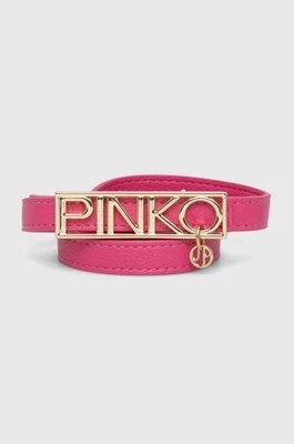 Pinko Up pasek dziecięcy kolor różowy