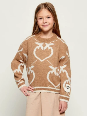 Pinko UP Sweter | Regular Fit | z dodatkiem wełny