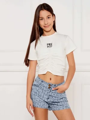 Pinko UP T-shirt | Cropped Fit