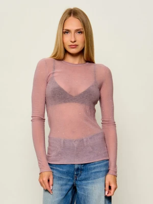 Pinko Wełniana bluzka Pico | Slim Fit